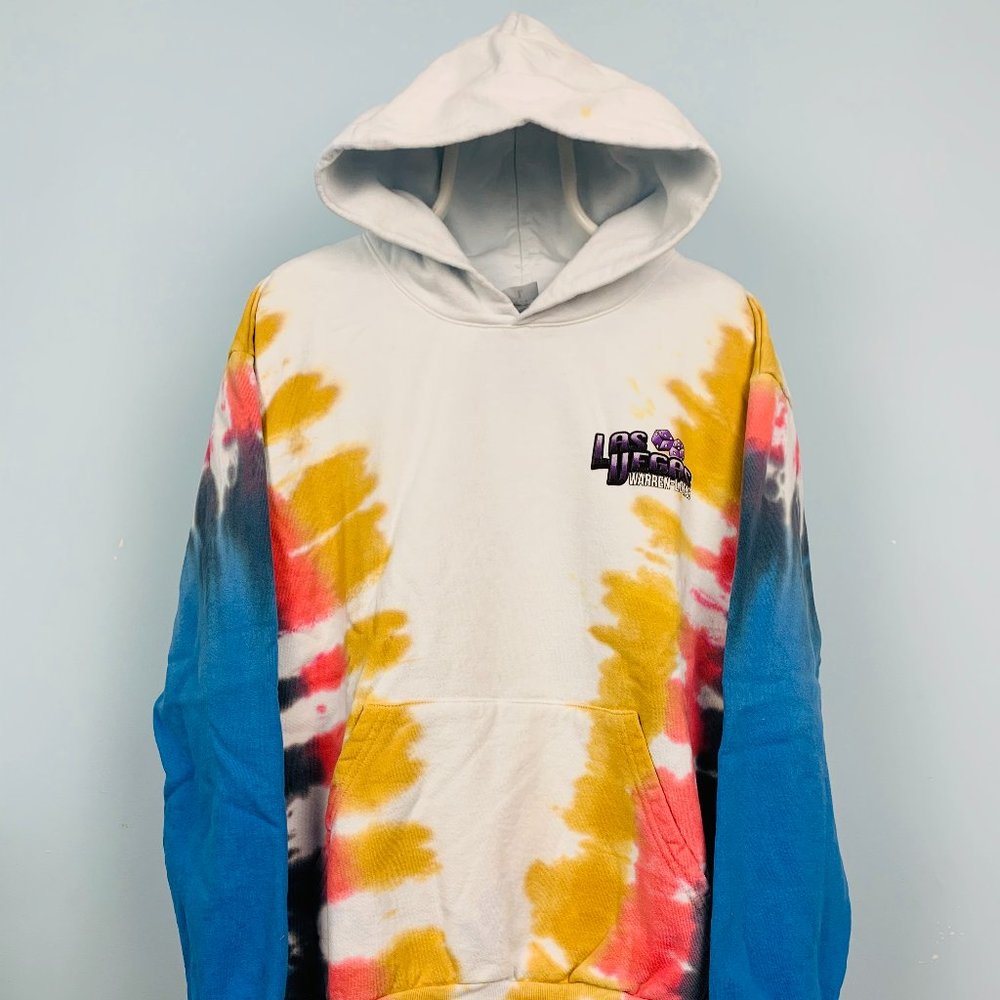 Warren Lotas Tie Dye Las Vegas Hoodie Large